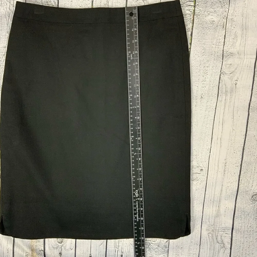 ANN TAYLOR Black Pencil Skirt